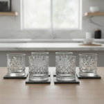 Anubhav Janni Tumbler Glass Whiskey Set Glasses Premium Bar For Scotch Bourbon Liquor Wine Cocktail Drinks Wine Glass Whisky Juice Water Cocktails Drinking Men Gift (Set Of 6 Pcs) - Image 5