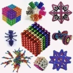 Magnetic Balls 216 Pcs Ball Toys for Kids - 6×6 Cube with 8 Colors 5mm Balls - Image 4
