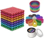 Magnetic Balls 216 Pcs Ball Toys for Kids - 6×6 Cube with 8 Colors 5mm Balls - Image 5