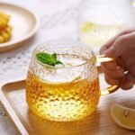 Anubhav Janni Golden Handle Coffie Mug 440 Ml Borosilicate Glass Cup Coffee Tea With Crystal For Lemon Coffee Tea Milk Green Tea Herbal Tea Lemon Home Coffee Tea Milk Green (Pack Of 1 Pcs) - Image 6