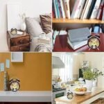 Anubhav Janni Big Black Bell Clock Bell Black Table Alarm Clock With Night Led Light Bedroom Clocks Heavy Sleepers Living Room Home Office Decor Kitchen Study Table (Pack Of 1 Pcs) - Image 6