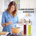 Anubhav Janni Oil Port 500ml Clear Glass Bottle With Silicon Funnel Leak Proof Vinegar Cruet Dispenser Leak Proof Bottle For Kitchen Pourer Container Cooking (Pack Of 1 Pcs) - Image 6