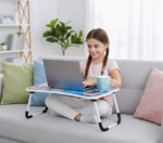 Anubhav Janni Frozen Laptop Table Printed Carton Multipurpose Foldable Study Wooden Writing Desk Bed Sofa Floor Portable Students Home Office Work Table Breakfast Portable (Pack Of 1 Pcs) - Image 6