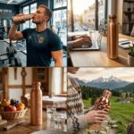 Anubhav Janni Diamond Cooper Bottle Copper Water Bottle 100% Pure Ayurvedic BPA free Leak Proof  Flask Kitchen Accessory Fancy Diamond Bottles All Age Office Gym Travel Handmade (Pack Of 1 Pcs) - Image 6