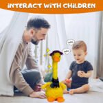 Anubhav Janni Duck Dancing Toy Interactive Talking Singing Companion Imitating Toddlers Perfect Cactus Can Sing Talk Record Repeat What You Say Decor Kids Adult Cute Recording (Pack Of 1 Pcs) - Image 6