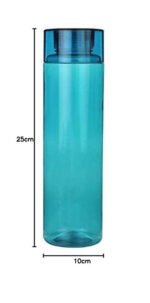 Anubhav Janni Round Water Bottle H2o BPA Free Plastic Bottle Leak Proof Firm Grip 100% Food Grade Bottles For Home Office Freezer Fridge Set Sports School Travelling Gym Yoga (Pack Of 1 Pcs) - Image 6