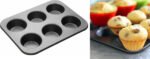 Anubhav Janni 6 Slot Muffins Tray Cup Cake Mould For Baking Muffin With Mould Bread Tart Making Set Combo Decoration Tools Can be Used Cooker Cavities Bakeware Cupcake Baking (Pack Of 1 Pcs) - Image 7