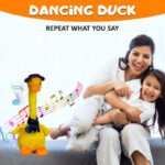 Anubhav Janni Duck Dancing Toy Interactive Talking Singing Companion Imitating Toddlers Perfect Cactus Can Sing Talk Record Repeat What You Say Decor Kids Adult Cute Recording (Pack Of 1 Pcs) - Image 7