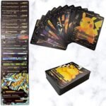 ZEKWON Pokemon Cards Pack 40 Pcs Playing Card Game for Kids All Rare Series V Max GX High HP Collection 10 Gold 10 Silver 10 Black 10 Rainbow Special Edition Trading Card Set (40 Pcs Pokemon Cards) - Image 9