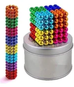 Magnetic Balls 216 Pcs Ball Toys for Kids - 6×6 Cube with 8 Colors 5mm Balls