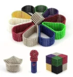 Magnetic Balls 216 Pcs Ball Toys for Kids - 6×6 Cube with 8 Colors 5mm Balls - Image 8