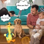 Anubhav Janni Duck Dancing Toy Interactive Talking Singing Companion Imitating Toddlers Perfect Cactus Can Sing Talk Record Repeat What You Say Decor Kids Adult Cute Recording (Pack Of 1 Pcs) - Image 8