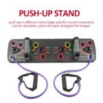 Anubhav Janni New Push Up Board Unisex Rack Gym Home Comprehensive Fitness Tool Exercise Sports Body Building Training Equipment Men Women Strength Full Men Bar Stand Bars (Pack Of 1 Pcs) - Image 9