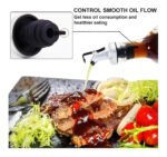 Anubhav Janni Indian Glass Oil Port (250 Ml) And Vinegar Storage Bottle Cruet Seasoning Set For Dining Table Home Kitchen Sauce Dispenser Bottles  Steel Spout Container Cooking (Pack Of 1 Pcs) - Image 9