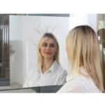 Anubhav Janni Square Shape Sticker Mirror (50*100) Flexible Non Glass Rectangular Tiles Reflective Sheets  Home Decoration Daily Use Living Room Bathroom Office Wall Decor (Pack Of 1 Pcs) - Image 9