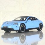 Porsche Taycan Turbo S Model 1:24 diecast scale model car collectible - Image 2