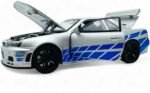 Nissan Skyline R34 GT-R 1:24 diecast scale model car collectible - Multicolor - Image 2