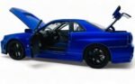 Nissan Skyline R34 GT-R 1:24 diecast scale model car collectible - Multicolor - Image 8