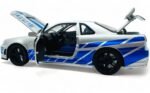 Nissan Skyline R34 GT-R 1:24 diecast scale model car collectible - Multicolor - Image 3